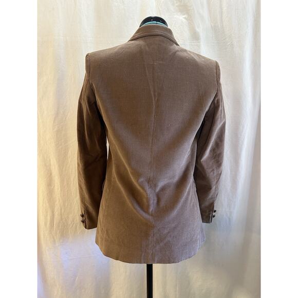 Vintage La Bonne Vie Corduroy Blazer Jacket – Tan, Made in Japan, Size 8 - Picture 2 of 6